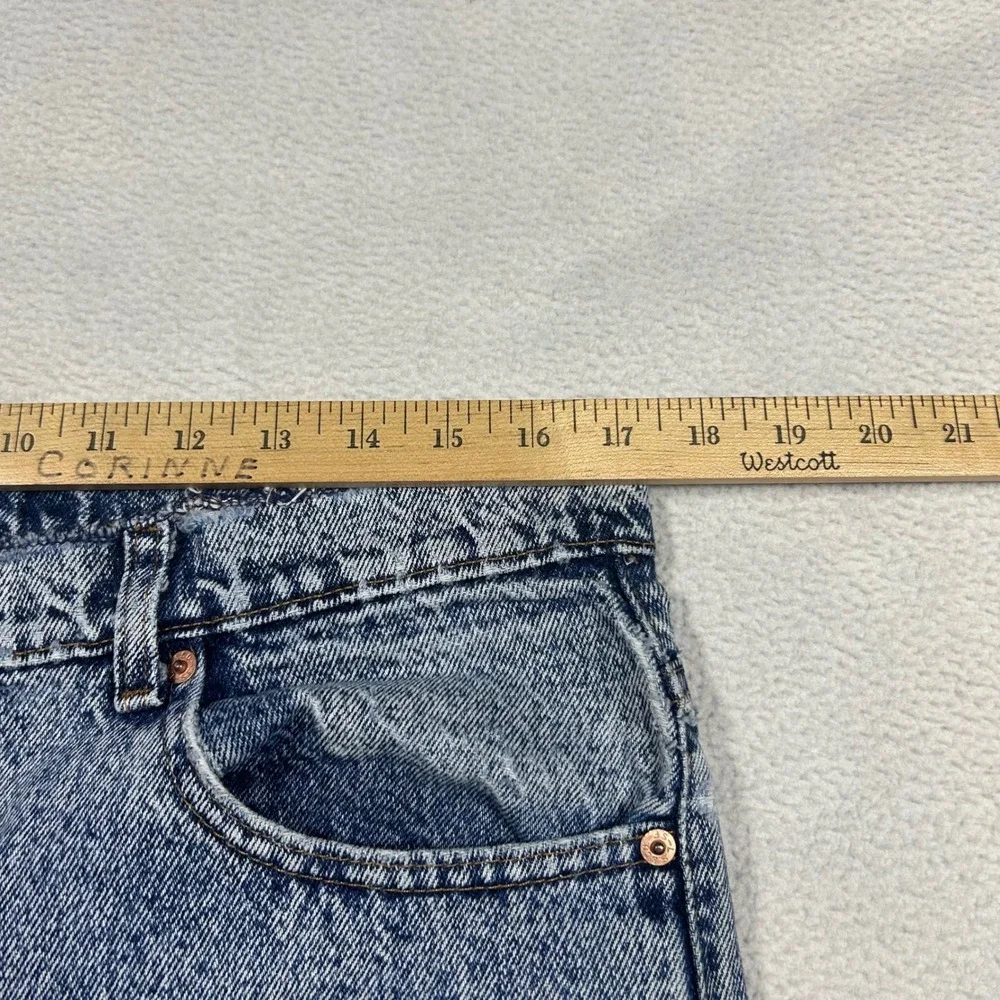VTG Levi's 501 Jeans Mens 34x29 Blue Wash Raw Waistband Made in USA 80/90s